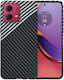 Techsuit Carbon Back Cover Σιλικόνης Γκρι (Moto...