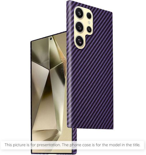 Techsuit Carbon Back Cover Σιλικόνης Μωβ (Oppo A78)
