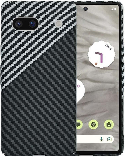 Techsuit Carbon Back Cover Σιλικόνης Γκρι (Google Pixel 7a)
