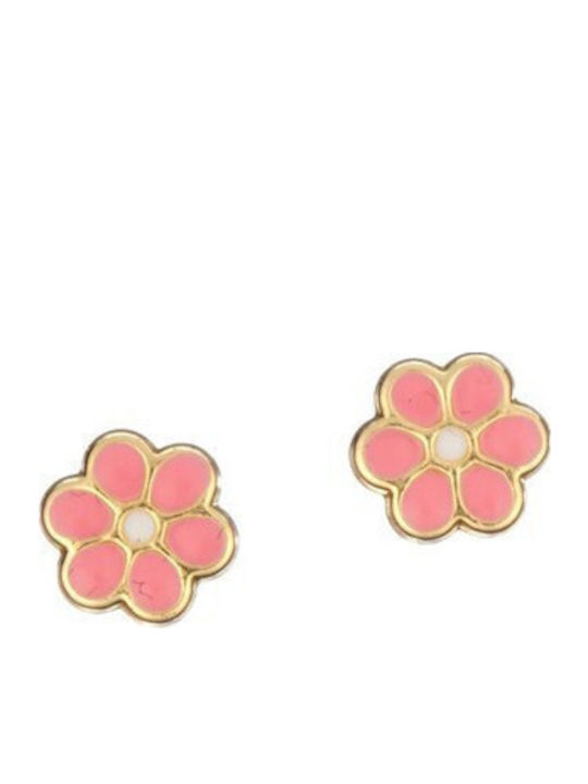 Papoulidis Jewellery Kids Earrings Studs from Gold 9K