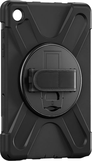4Smarts Back Cover Περιστρεφόμενη Μαύρη (Galaxy Tab A9 Plus)