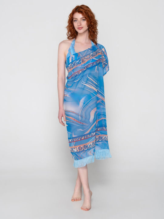 Luna Feminin Caftan de Plajă Multicolor