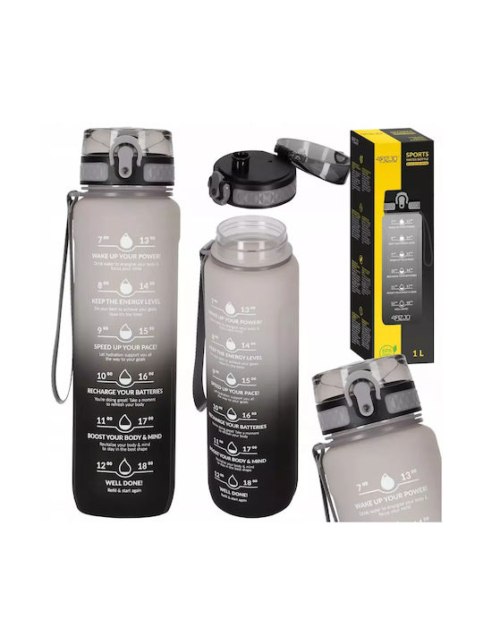 4FIZJO Παγούρι Ποδηλάτου 1000ml Μαύρο
