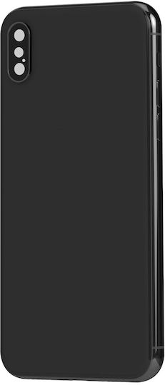 Clappio Καπάκι Μπαταρίας Μαύρο για iPhone XS