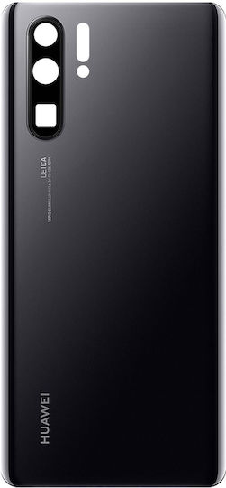 Clappio Καπάκι Μπαταρίας Μαύρο για Huawei P30 Pro