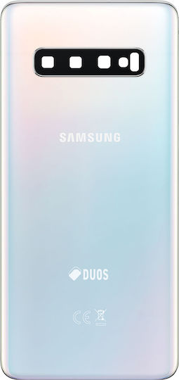 Clappio Batterieabdeckung Weiß für Galaxy S10