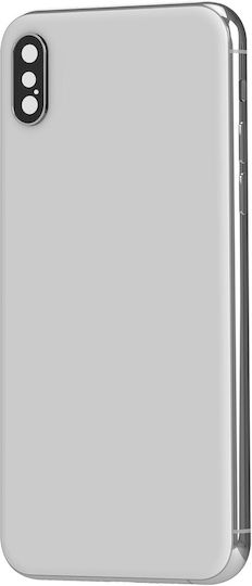 Clappio Κапак за замяна на батерията Сив за iPhone XS