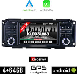 Kirosiwa Car Audio System Chrysler PT Cruiser 2000-2005 (Bluetooth/USB/WiFi/GPS/Apple-Carplay/Android-Auto) with Touch Screen 7"