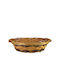 Marhome Decorative Basket Wooden with Handles Brown 45x35x12cm