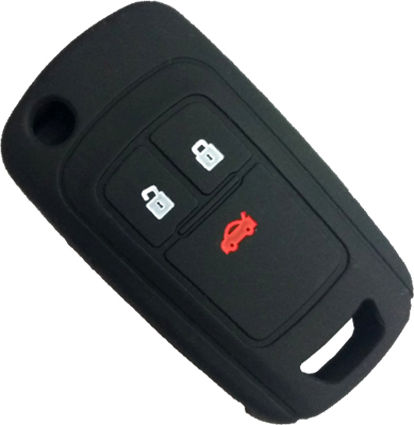 Car Key Cover Case made of with 3 Buttons for Opel