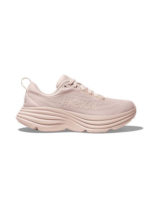 HOKA Bondi 8 Damen Sportschuhe Laufen Rosa