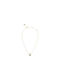 Guess M'ama Non M'ama Necklace with design Heart from Gold Plated Steel with Zircon