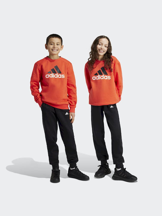 Adidas Kids Sweatpants Set Orange Essentials Big Logo