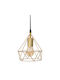 Pendant Light Gold 19x17cm