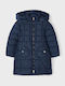 Kids' Casual Jacket Long with Hood Blue