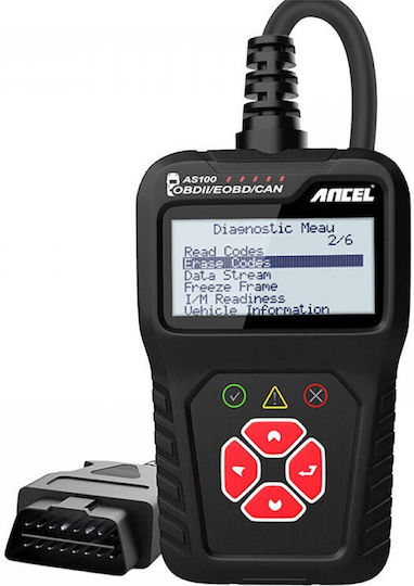 Ancel Fahrzeugdiagnosewerkzeug Digital OBD 2 mit mit Kabel