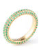 Guess Infinity Ring with Zircon made of Steel Gold Plated
