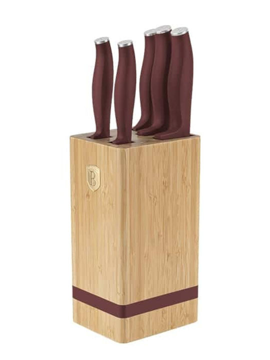 Berlinger Haus Knife Set with Block from Stainl...