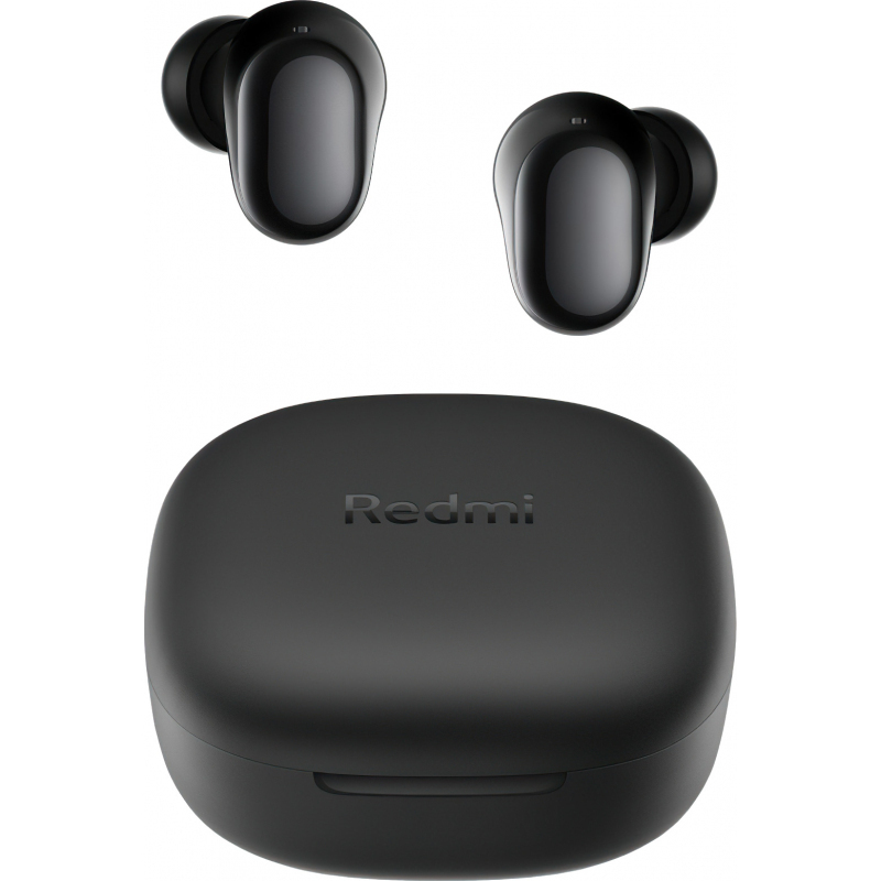 Xiaomi Redmi Buds 6 Play Bluetooth Handsfree Ακουστικά με Αντοχή στον Ιδρώτα και Θήκη Φόρτισης Μαύρα (57679)