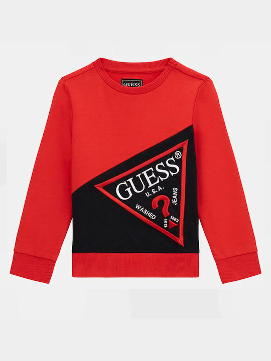 Guess Hanorac pentru copii Red