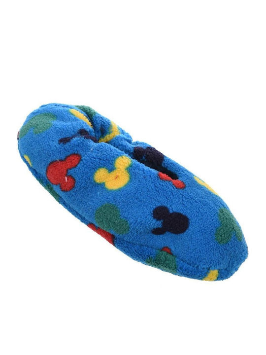 Superheroes Kids' Slipper Socks Blue