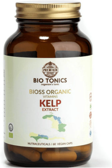 Bio Tonics Bioss Organic Vitamins Kelp Extract 70mg 60 φυτικές κάψουλες