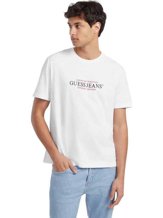 Guess Tricou Alb