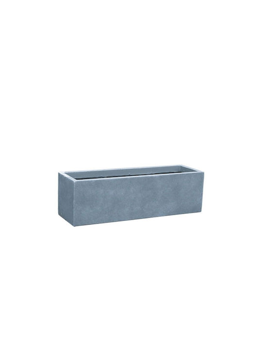 Marhome Ceramic Planter Box Light Gray 60x19x19cm