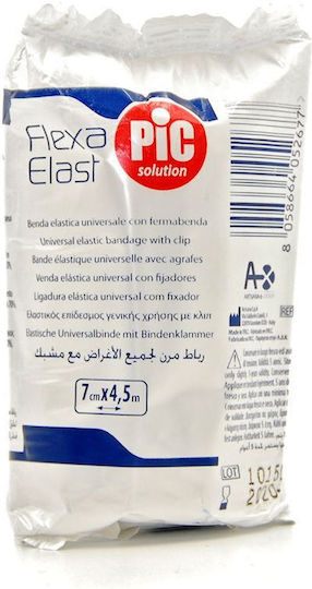 PiC Solution Flex Elast Ελαστικός Επίδεσμος 7cm x 4.5m