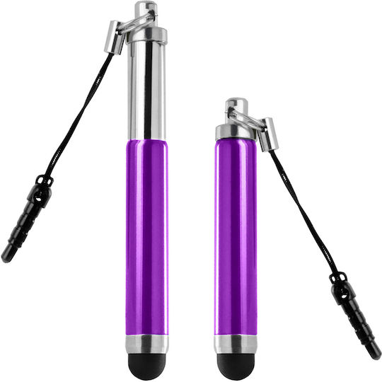 Avizar 3.5mm Jack Γραφίδα Αφής σε Μωβ χρώμα STYL-RET-PURPLE-UNIV