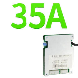 Baterie 12v Li-ion/lifepo4 Bms 4s Echilibrare Uart/rs485 Comunicare Lifepo4 4s Bt 35a Uart Rs485