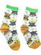Paw Patrol Παιδικές Κάλτσες Green, Yellow