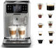 WMF Perfection 660 Automatische Espressomaschine 1550W Druckreiniger 15bar mit Mahlwerk Türkis CP813D