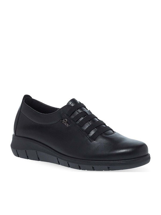 Дамски Slip-On Кожени Черни