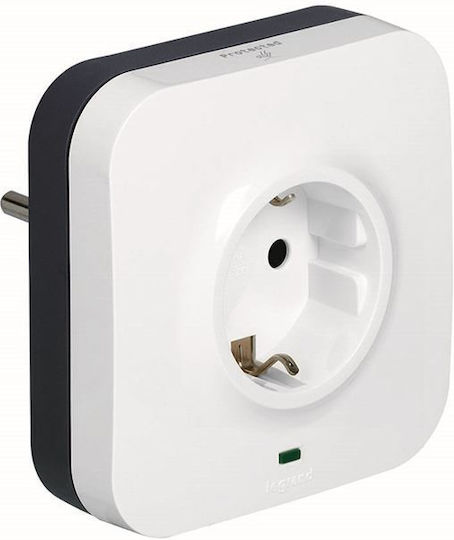 Legrand Surgearrest Единично Гнездо Защита С Кабел 1.5m