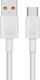 Huawei USB 2.0 Cable USB-C male - USB-A 66W Λευκό 1m 04072004 Bulk