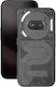 Avizar Case Nothing Phone 2a Textured Leatherette Back Black