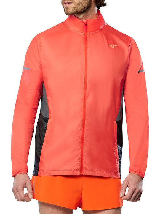 Mizuno Men's Sweatshirt Jacket Nasturtium