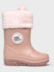 Kids Wellies with Internal Lining Orange