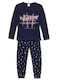 Pretty Baby Pijama pentru copii De iarnă Dark Blue