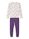Name It Детска пижама Зимна Gray Lilac