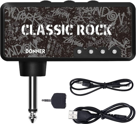 Donner Mini EC-912 X0013I8TCF Amplificator Portabil Analogic pentru Căști cu USB și Jack 3.5mm/6.3mm