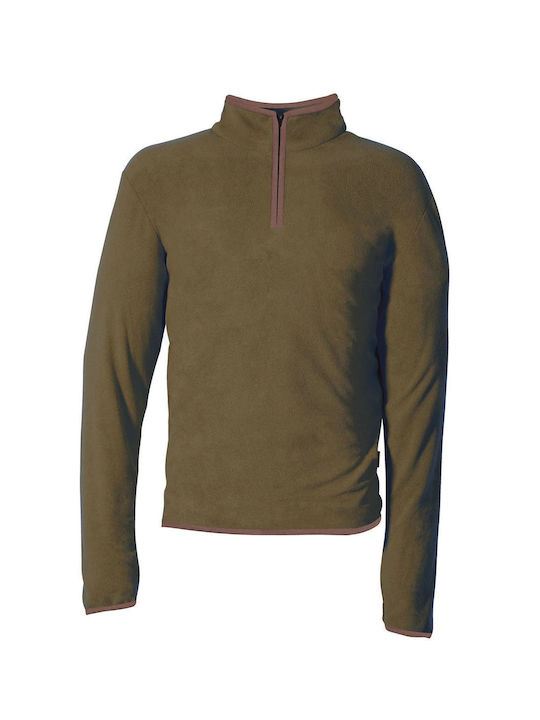 Cofra Bărbătesc Cu mânecă lungă Hanorace de Lucru Maro Fleece