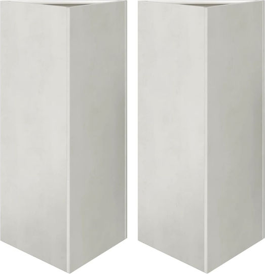 vidaXL Set 2 Ghivece Metalice