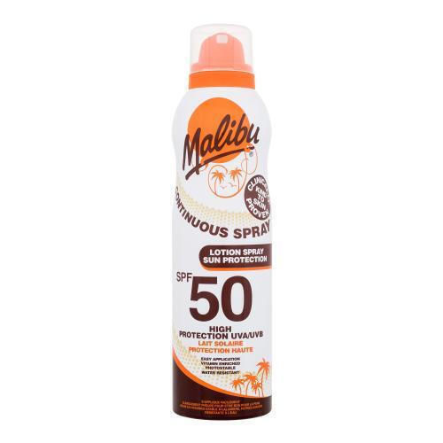 Malibu Непрекъснат Водоустойчив Слънцезащитен Лосион За Тяло SPF50 В Спрей 175мл