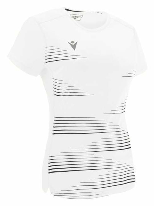 Дамско Спортно Тениска White/Black