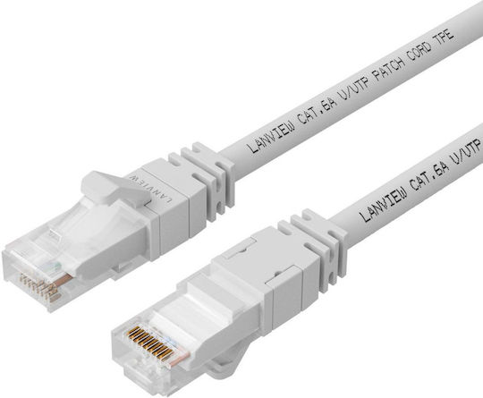 Lanview U/UTP Cat.6a (Gigabit) Cablu De Rețea Ethernet 30m Alb