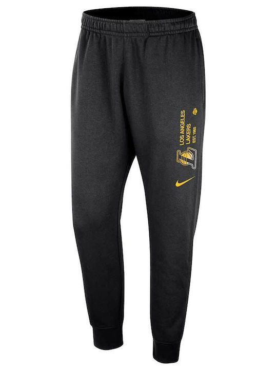 Nike Los Angeles Lakers Club Courtside Pantaloni de trening Negru