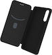 Folio Case Sony Xperia 10 Iii Card-holder & Stand Carbon Effect Black