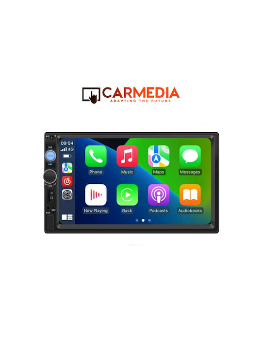 Carmedia Ηχοσύστημα Αυτοκινήτου 2DIN (Bluetooth/USB) με Οθόνη Αφής 6.2"